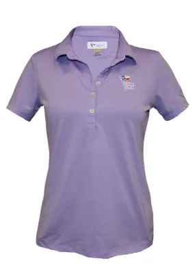 100th Anniversary Women's Greg Norman Freedom Performance Polo - Mystic Purple