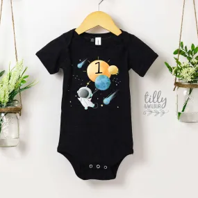 1st Birthday Space Onesie