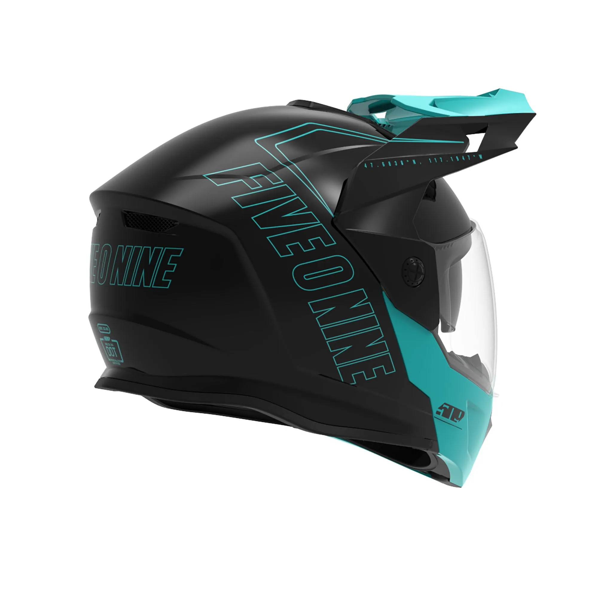 509  Delta R4 Ignite Snowmobile Helmet Fidlock Dual Pane Electric Shield Emerald FMVSS 218