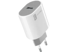 Adaptador - CellularLine Style Color, 12 W, Universal, Control de carga inteligente, Blanco