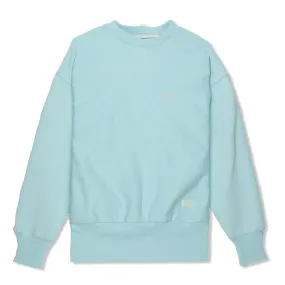 Advisory Board Crystals Abc. 123. Fleece Crewneck with Waffle Thermal (angelite blue)