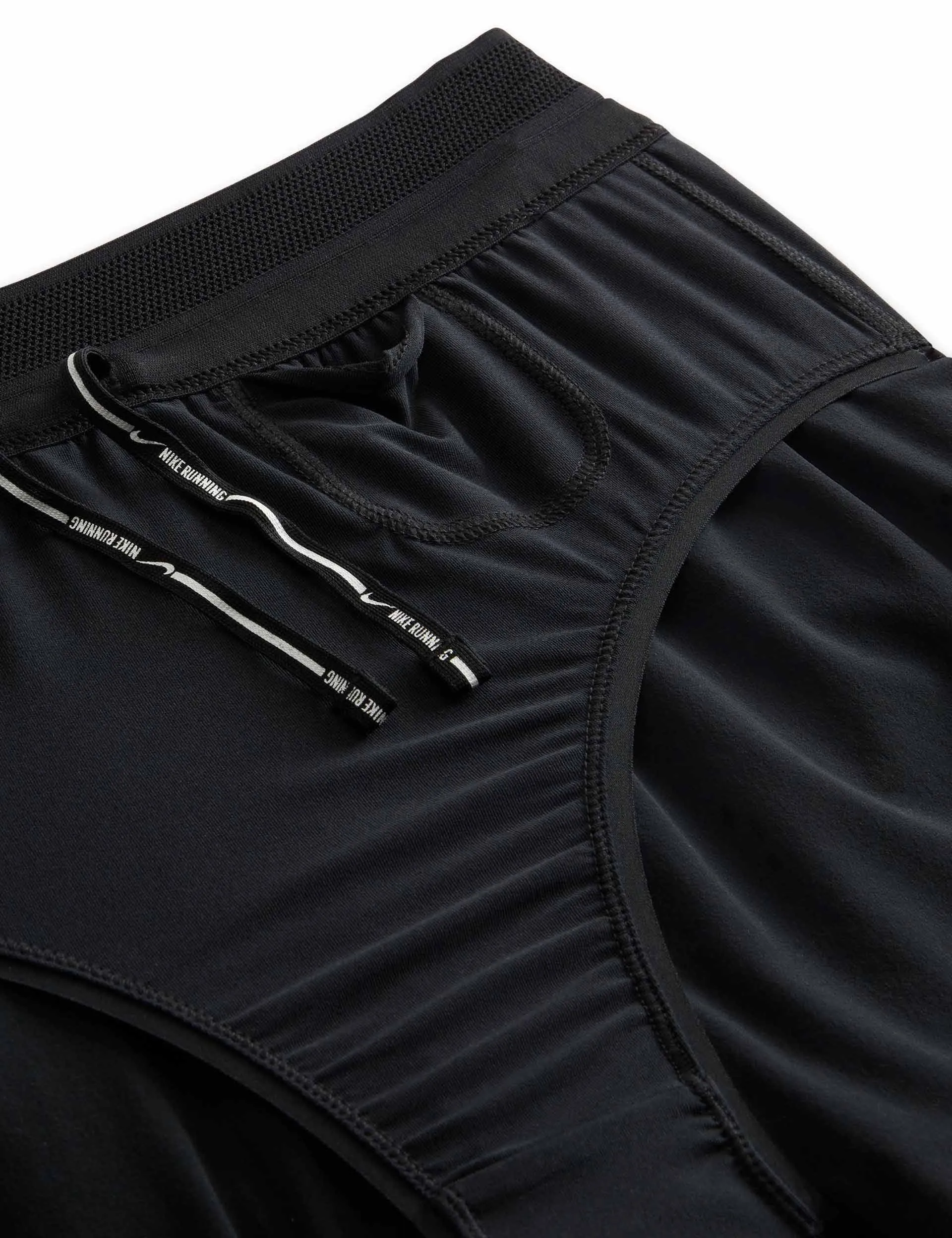 AeroSwift Dri-FIT ADV 3" Running Shorts - Black/White