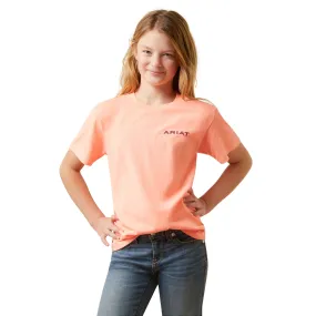 Ariat Girls Gila Peach River Tee 10045456