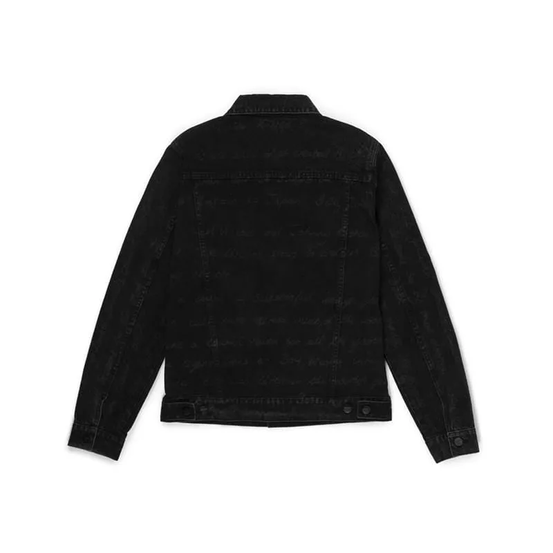 BBSG HISTORY DENIM JACKET - BLACK