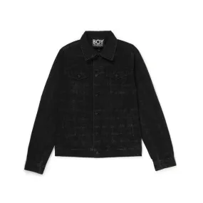 BBSG HISTORY DENIM JACKET - BLACK