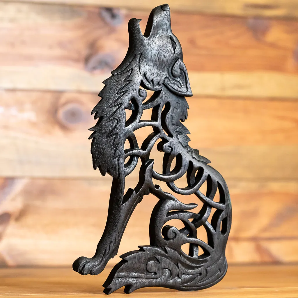 Black Fenrir Wall Hanging