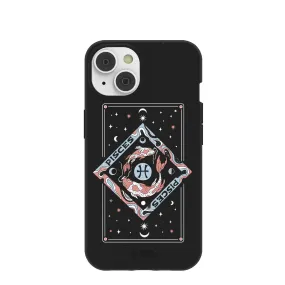 Black Pisces iPhone 14 Case with MagSafe Module