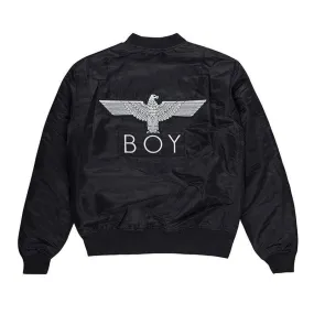 BOY MA1 REVERSIBLE BOMBER JACKETS - BLACK