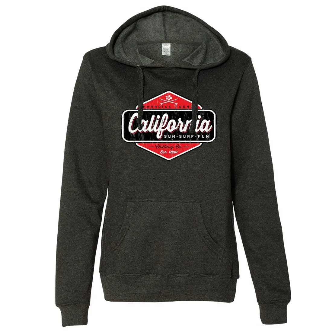 California Paradise Found Ladies Lt./Wt. Hoodie