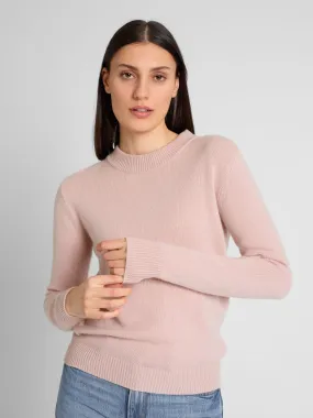 Cashmere sweater "Sofia long" - rose glow