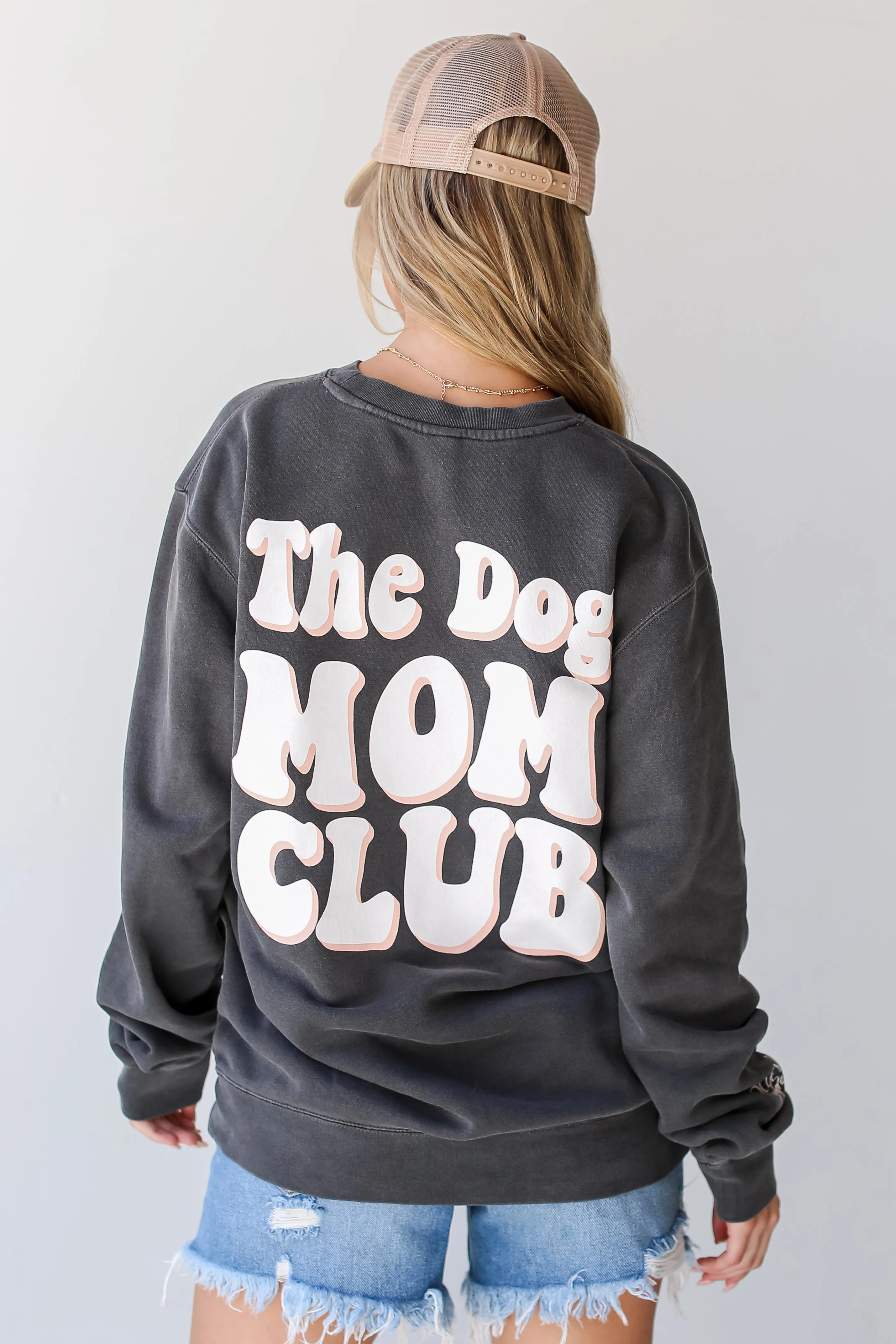 Charcoal The Dog Mom Club Sweatshirt