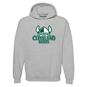 Cleveland State Vikings Primary Logo Hoodie - Sport Grey