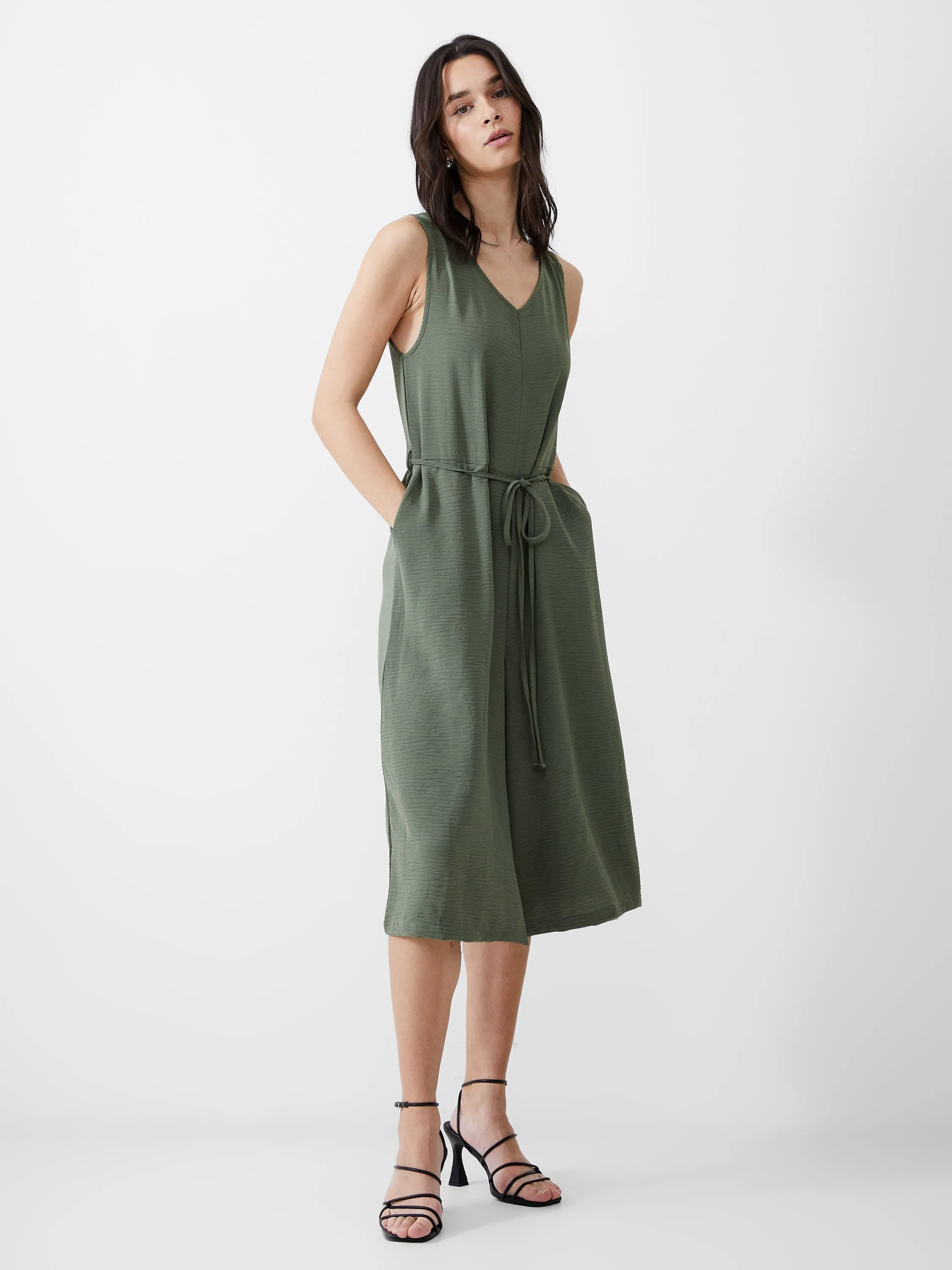 Culotte Crinkle Jumpsuit