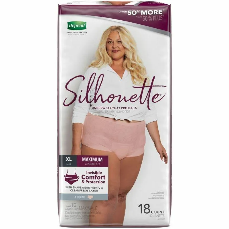 Depends Silhouette Underwear for Women