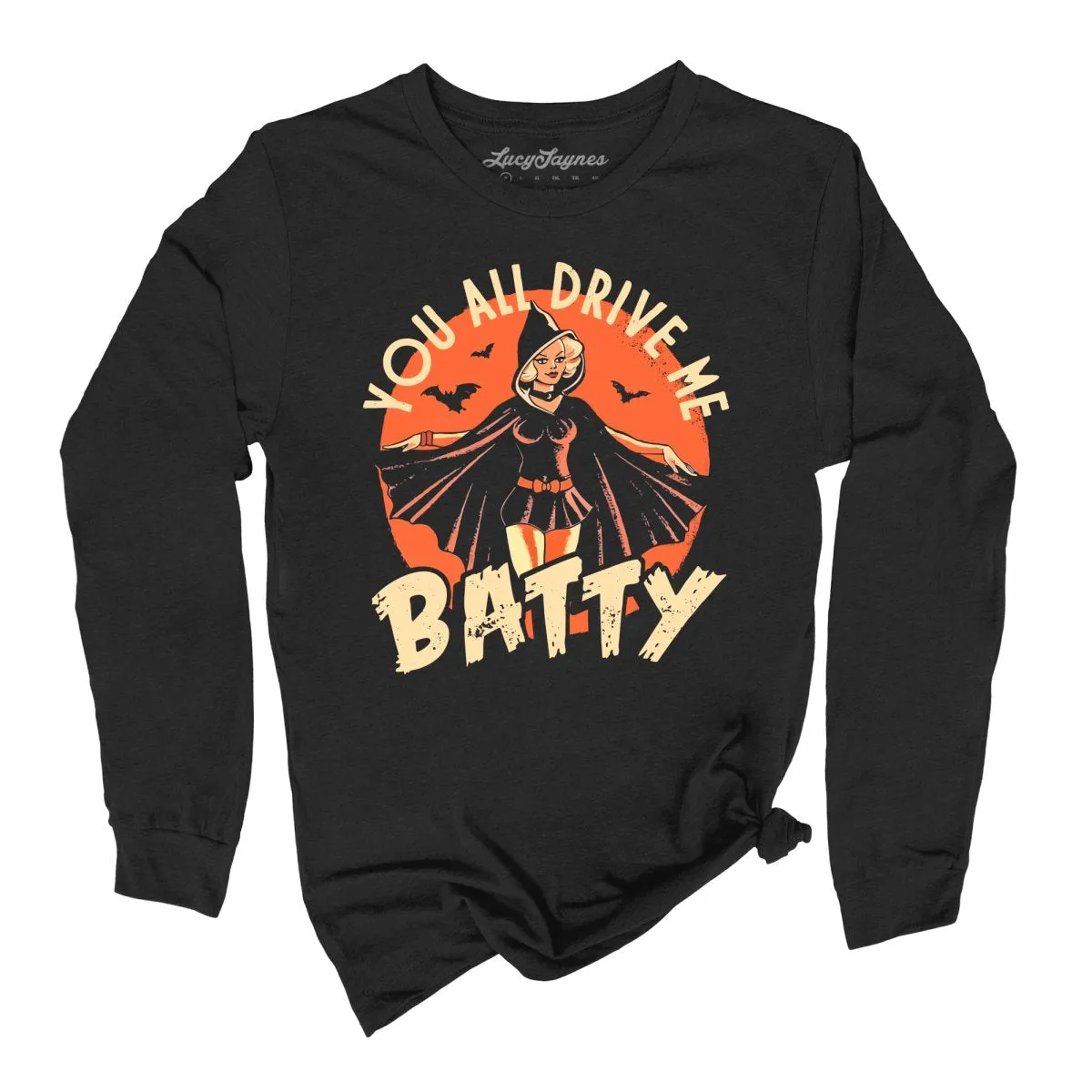 Drive Me Batty Long Sleeve Tee