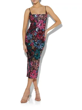 Enza Multicolour Sequin Dress