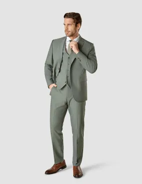 Essential Suit Green Melange