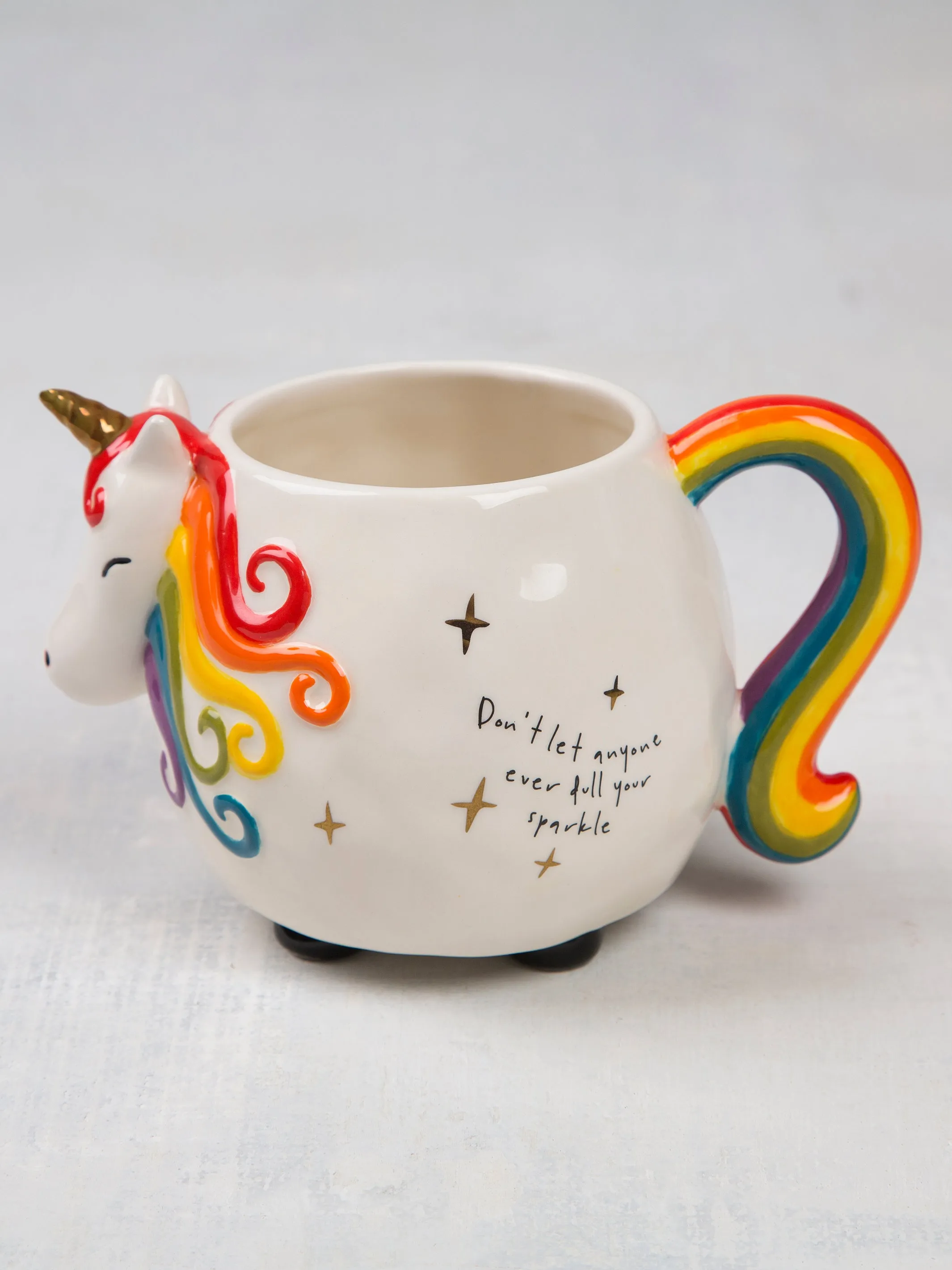 Folk Art Coffee Mug - Matilda The Unicorn