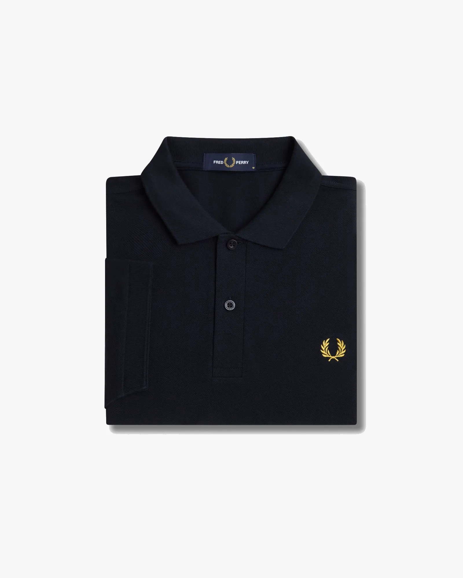 Fred Perry Plain Polo Shirt - Navy / Honeycomb