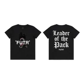 FUTR Kids "Leader Of The Pack T-Shirt In Black