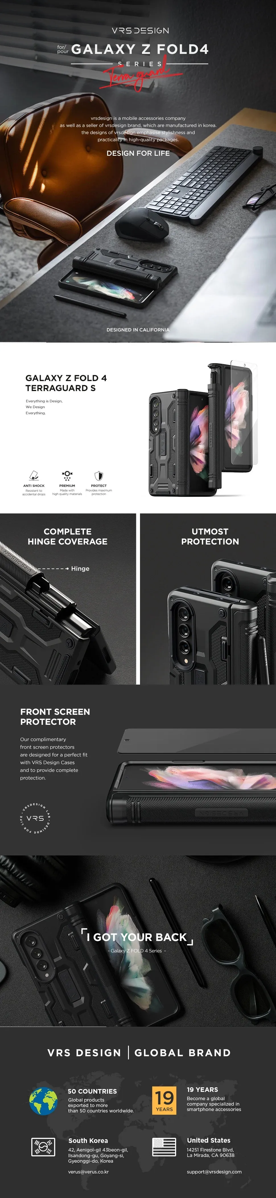 Galaxy Z Fold 4 Case Terra Guard Active S