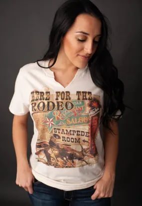 GINA HERE FOR THE RODEO TEE