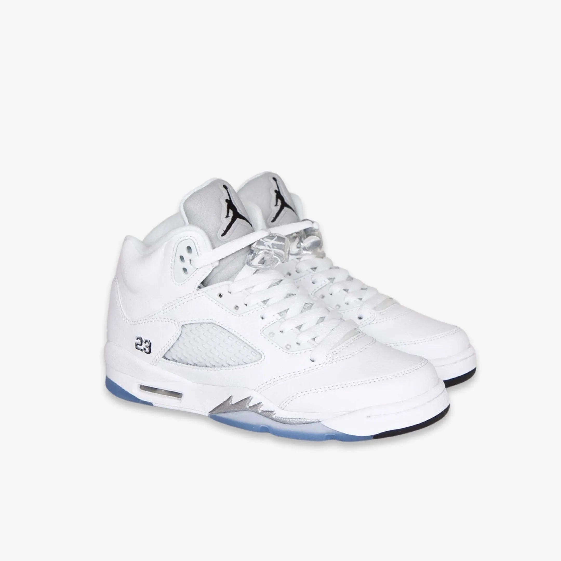 (GS) Air Jordan 5 Retro 'White Metallic' (2015) 440888-130