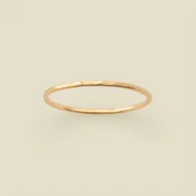 Hammered Stacking Ring