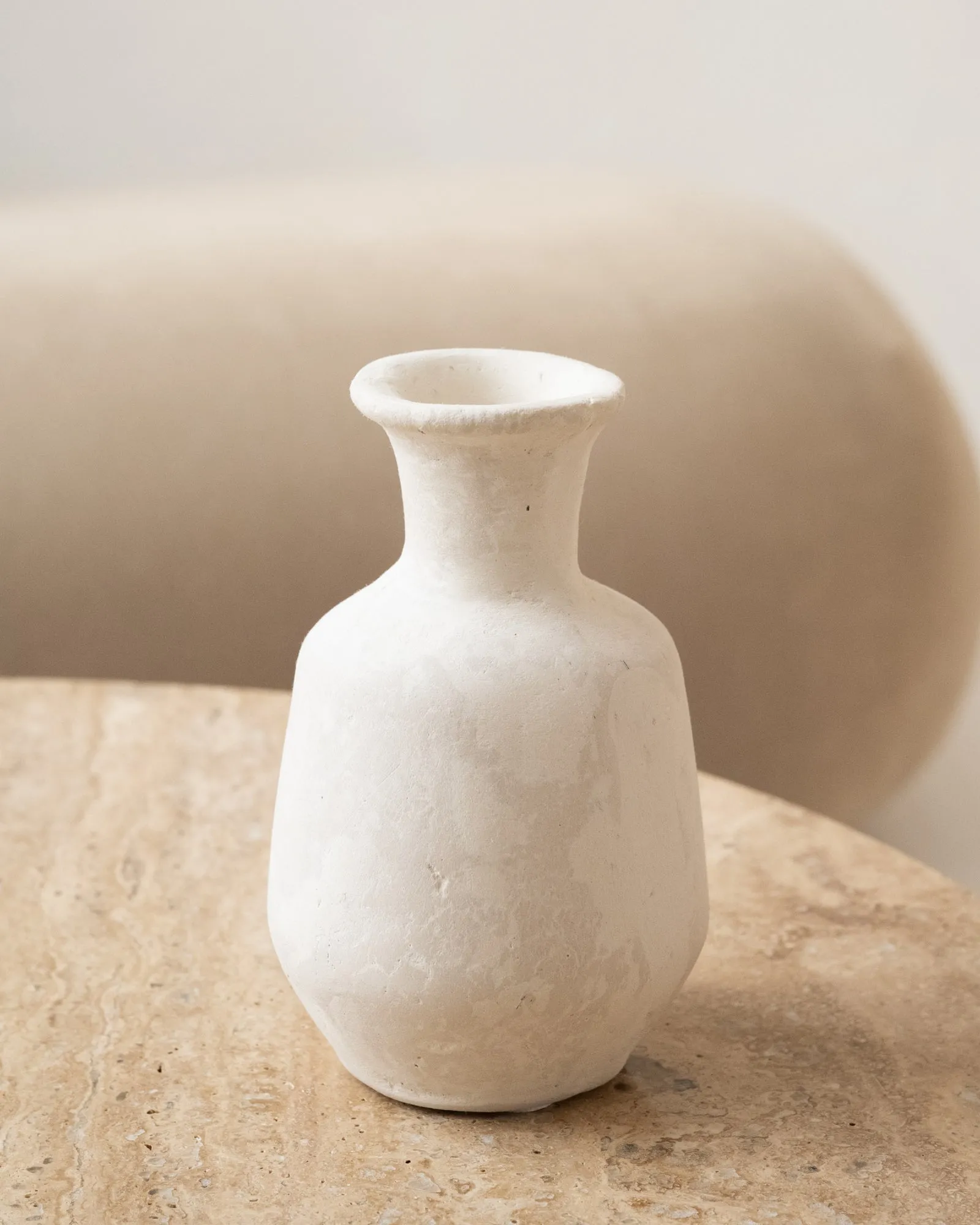 Handmade Vase Chalk White