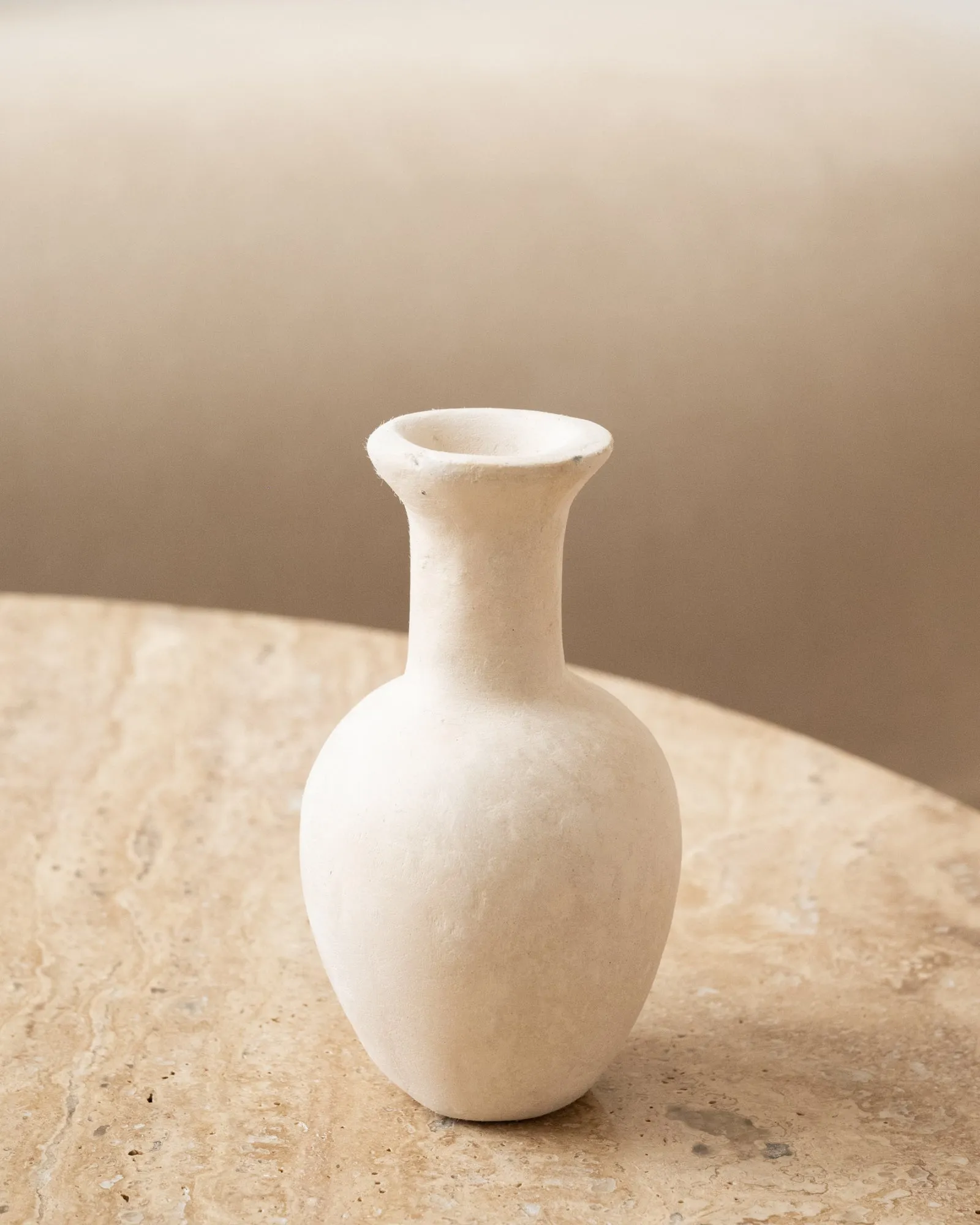 Handmade Vase Chalk White