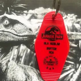 Motel Key Chain - Jurassic Park