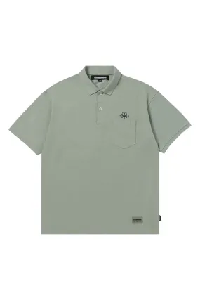 Neighborhood Pique Polo Shirt 'Sage'