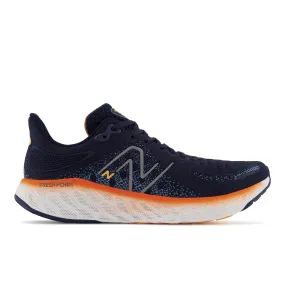 New Balance Fresh Foam X 1080 v12 Wide (Mens)- Eclipse with Vibrant Orange and Spring Tide