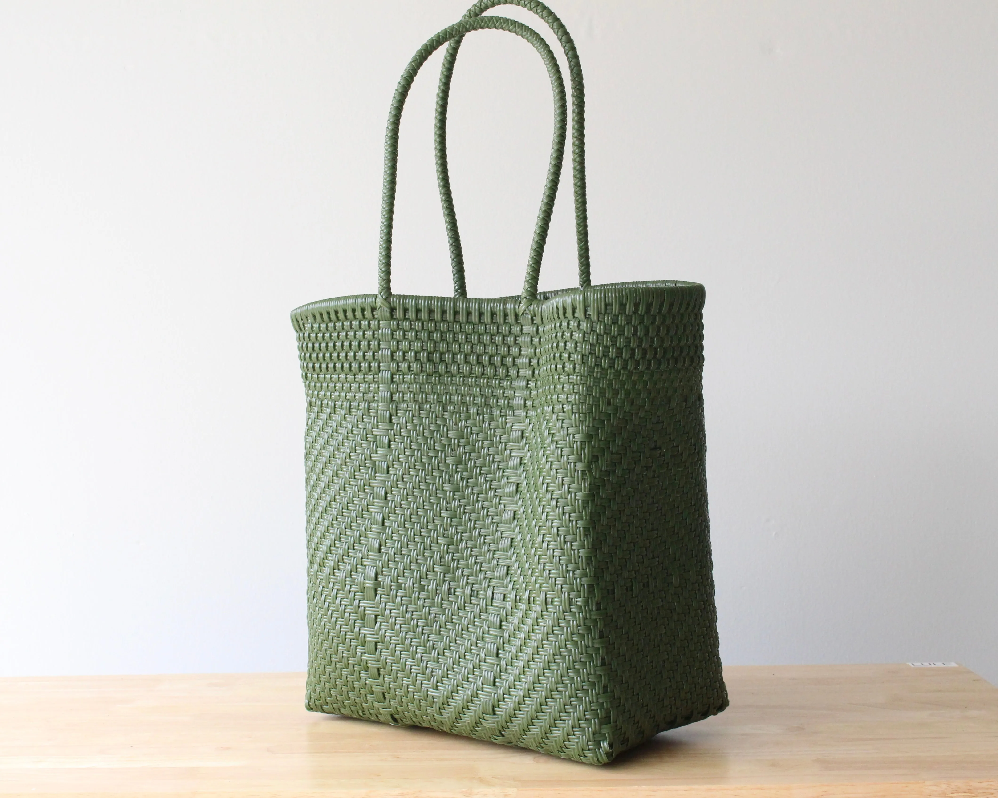 Olive Green Tote Bag by MexiMexi