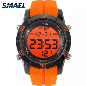 Orange LED Sports Watch