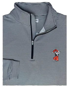 Peter Millar Perth Sugar Stripe Performance Quarter-Zip