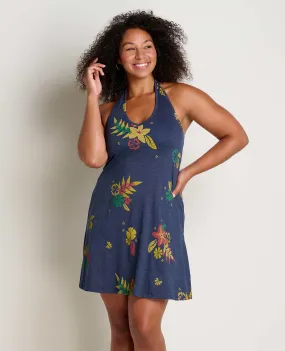 Plumeria Halter Dress