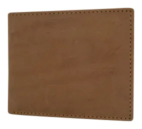 Premium Leather Flap Up ID Window Wallet