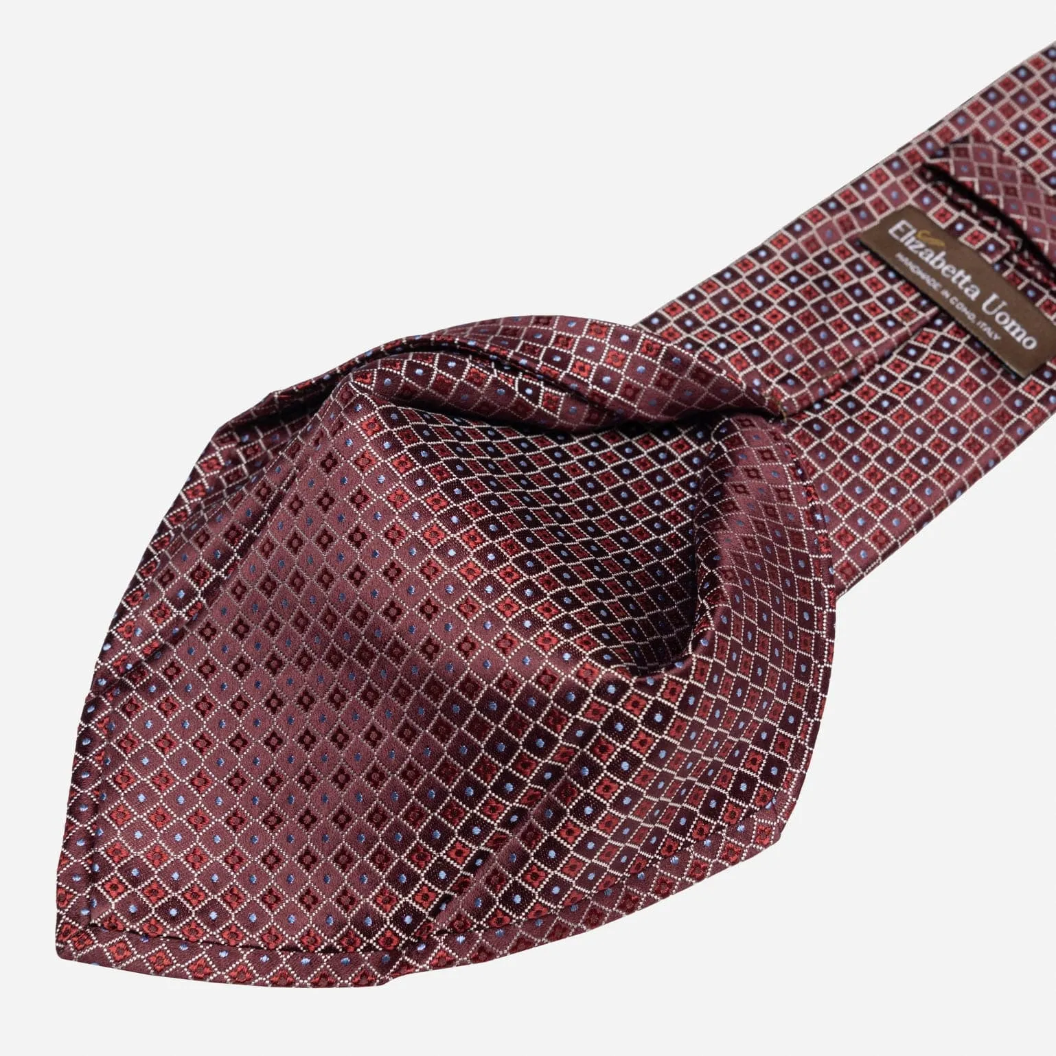 Ravenna - Silk Jacquard Tie - Burgundy