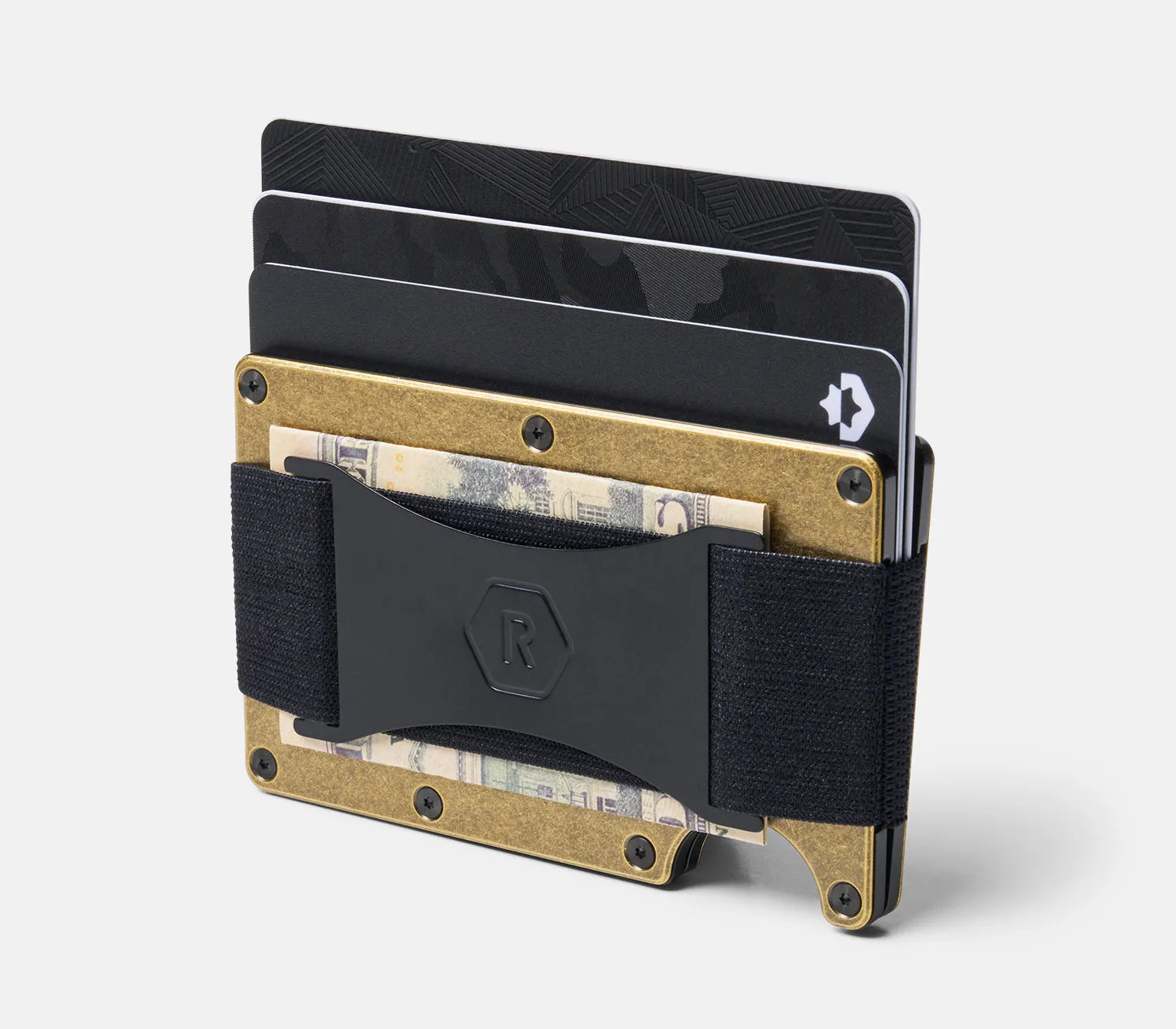 Ridge Wallet - Brass