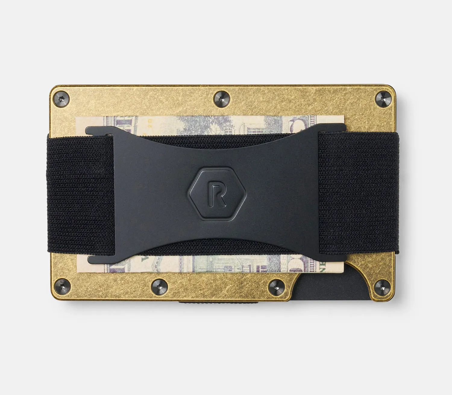 Ridge Wallet - Brass