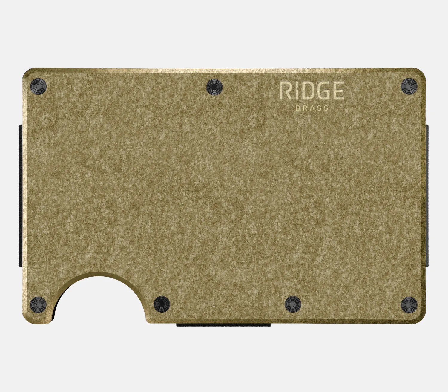 Ridge Wallet - Brass