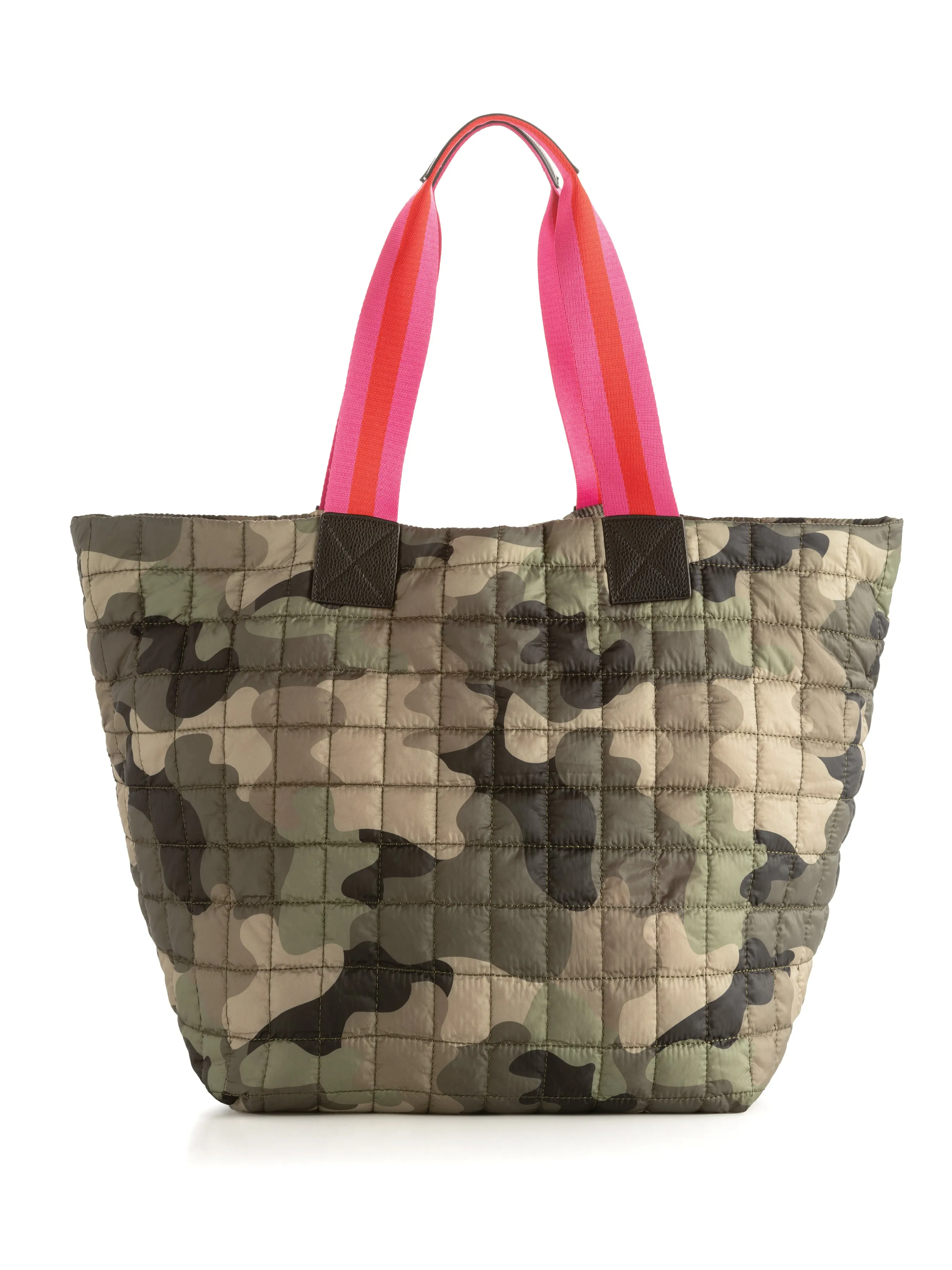 Shiraleah Ezra Quilted Nylon Travel Tote, Camo