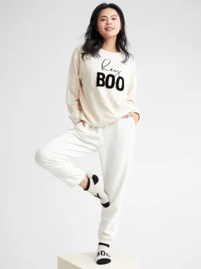 Shiraleah "Hey Boo" Sweatshirt, Putty