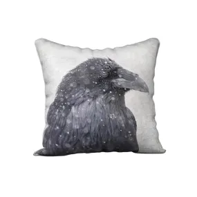 SNOW GLOBE RAVEN — Raven Cushion Cover  SALE