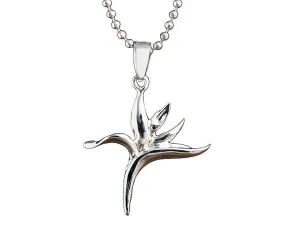 Sterling Silver Bird of Paradise Pendant (Chain Sold Separately)