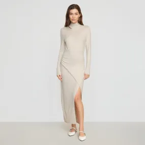 Suki Mock-Neck Long Sleeve Dress