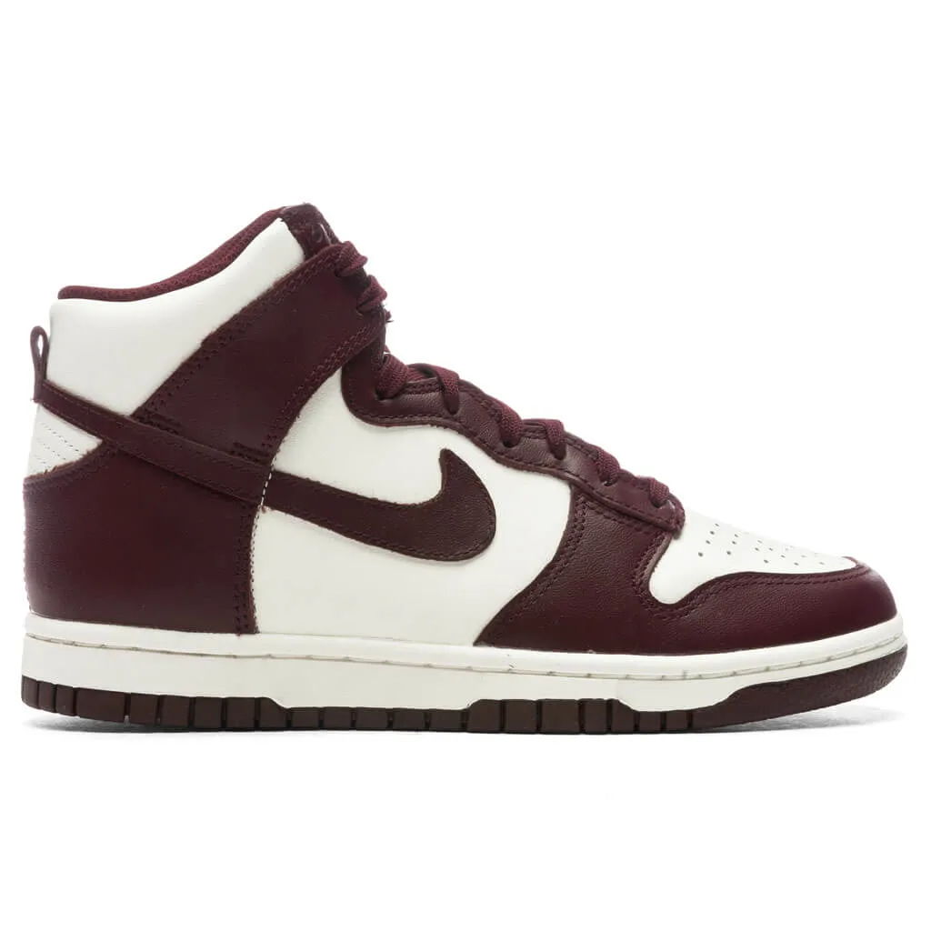 Women's Dunk High - Burgundy Crush/Sail