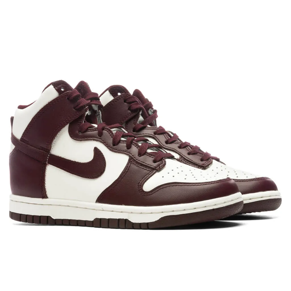 Women's Dunk High - Burgundy Crush/Sail